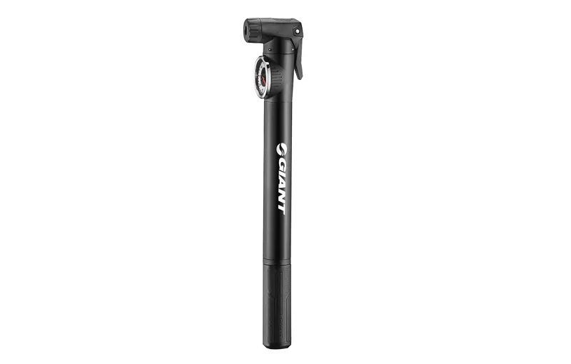 Giant Control Mini 1+ Bike Pump with Gauge in Black-1
