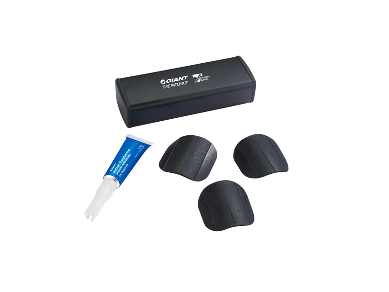 Giant Patch Kit and Super Glue For Slik Tyre Repair in Black