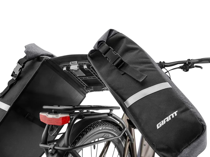 Giant e-Bike Pannier Bag - Transporter MIK Grey 30 litre-3